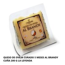 QUESO OVEJA CURADO BRANDY Spanish Cheese Marca Exclusiva 200 gr