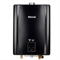 Calentador De Paso De Agua 17 Litros Rinnai Rco E17 Gas Natural Tiro Forzado Negro