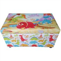 Baul Puff Dinosaurios 70X40x40 Muebles Pf