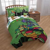 Edredón tortugas ninja Cama Doble O Sencilla