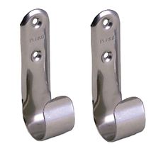 Soportes de gancho de barco de acero inoxidable Perko - par