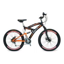 Bicicleta Radmaster Caronte Rin 26 Negro Naranja