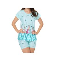 Pijama Set Karen Agua Para Mujer Croydon