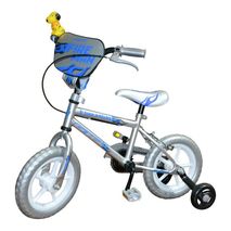Bicicleta Niño Niñas Radmaster Fireman Gris Doble Freno Rin 12