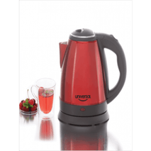 Tetera Hervidora De Agua Universal 1.5L En Acero Roja