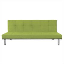 Sofa Cama Aspen 3 Puestos Tela Verde
