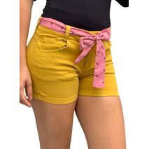 Short mostaza para mujer