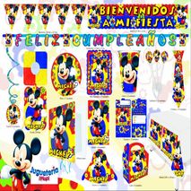 Kit piñata Mickey Mouse  decoración completa