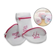 Set 3 Bolsas En Malla Para Lavar Prendas Tulas Para Lavadora