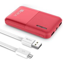 Mini Batería Portátil Power Bank 1Hora 5.000Mah Real Gar103 Rojo