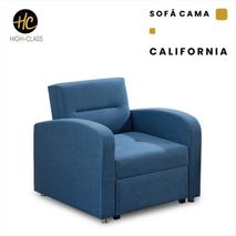 Sofa Cama Hc California Azul