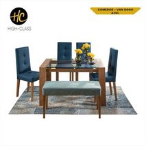 Juego De Comedor 6 Personas Hc Van Gogh