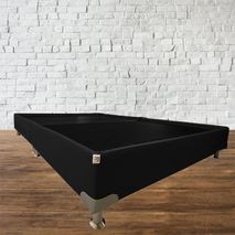 Cama Base MuCol 200x200 Sintético Negro Duplex
