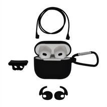 Forro Protector Con Accesorios Para Airpods 3 Generacion Negro