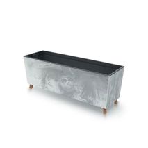 Jardinera Urbi Case Beton 77 Cm Gris Concreto