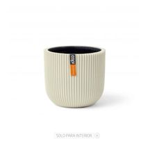 Matera Conic Round Groove 14 Cm Beige