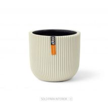 Matera Conic Round Groove 17 Cm Beige