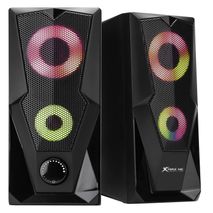 Parlantes Gamer RGB Pc Computador Portatil Xtrike me SK 501 BK