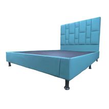 Somier Base Cama Doble 140x190 con Espaldar Moderno y Económico