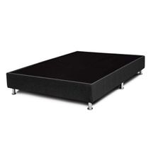 Base cama King Size 2x2 color negro con patas de acero