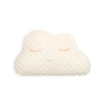 Cojin decorativo en forma de Nube MOIS BABY con carita bordada en color dorado