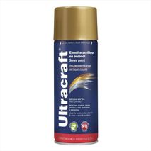 Pintura Dorada En Aerosol De 400 Ml, Secado Rápido Ultracraft