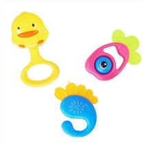 Sonajero Estimulación Temprana Bebé Juguete X 3 Pc Pato