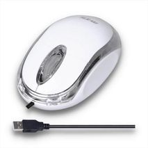 Mouse Ergonomico Czu 1000 Dpi Usb Blanco