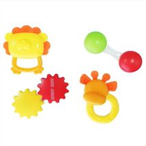Sonajero Estimulación Temprana Bebé Juguete X 4 Pc Leon