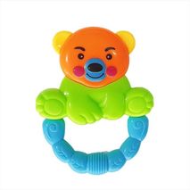 Sonajero Estimulacion Temprana Bebes Maracas Osito Naranja