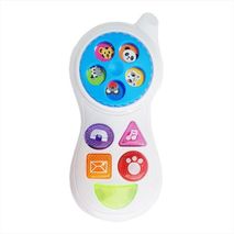 Teléfono Celular Juguete Musical Animale Bebe Niño + Bateria Blanco