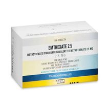 Emthexate Tab 2 5 Mg Oral Caja 100 Un