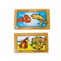 Animales Encajables X2 Pzs. (5 Motivos)