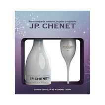 Pack Vino Blanco + Copa Flauta JP CHENET 750 ml