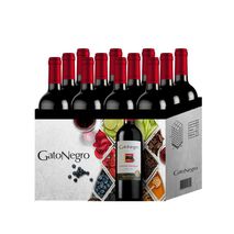 VINO TINTO X 12 GATO NEGRO 9000 ml