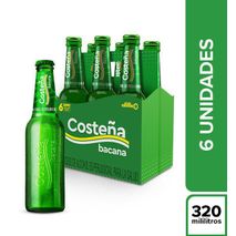 CERVEZA SIXPACK CERVEZA COSTEÑA BACANA 1920 ml