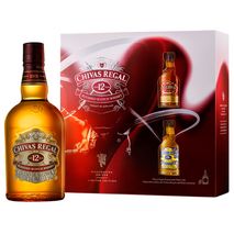 WHISKY 12 AÑOS+ 2 MINIATURAS CHIVAS REGAL 700 ml