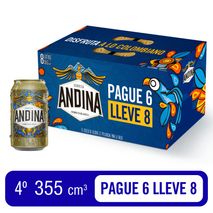 Cerveza Pack P6LL8 ANDINA 2130 ml