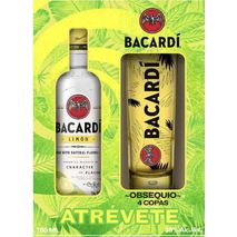 Bacardí Limón + 4 copas BACARDI 750 ml