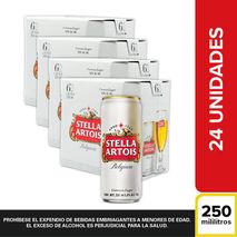 CERVEZA LATA X 24 STELLA ARTOIS 6000 ml