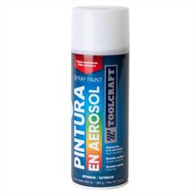 Pintura Aerosol Blanco Mate Toolcraft 400 Ml Sin Plomo Toolcraft
