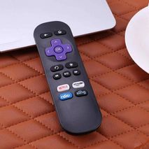 Control Remoto Compatible Roku 1, 2, 3, 4, Lt, Hd, Xd, Xs, Express, Premier, 4 Botones Directos Streaming, Repuesto
