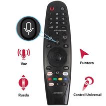 Control Remoto Compatible Lg Magic An Mr20ga, Con Funciones De Voz Y Puntero, Años 2020, 2019, 2018, Bluetooth, Repuesto