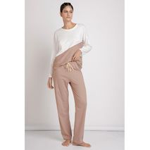 Pijama Pantalon Largo Dama Marca Options Intimate Referencia 1569032 Materiales 100%Algodon