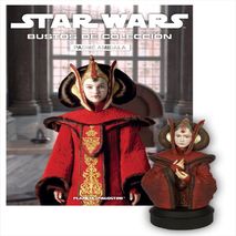 Star Wars Padmé Amidala Figura Busto De Colección Y Revista