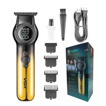 Patillera Recargable Recortadora Para La Barba Vgr V990 Pantalla Led
