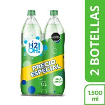 Gaseosa H2O x2und 1.5L (3000  ml)