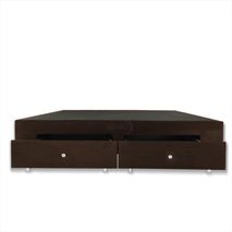 Base Cama Magic Class Con Cajones 90X190 Microfibra Café