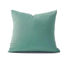 Cojin Decorativo Cuadrado En Tela Menta