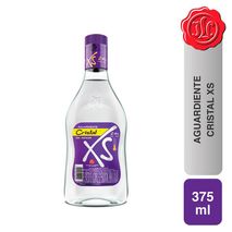 Aguardiente CRISTAL Sin azúcar XS media (375  ml)